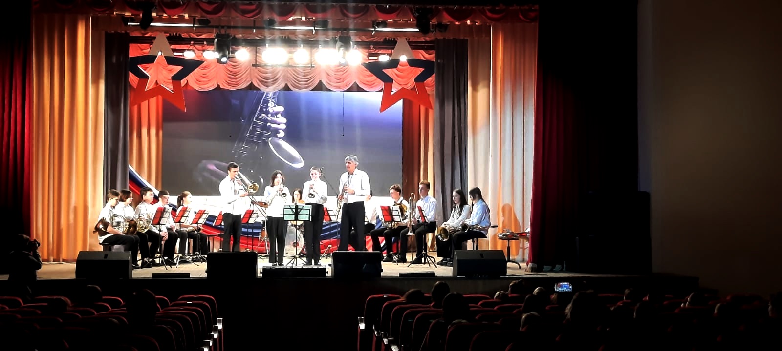 Концерт Образцового детского духового оркестра «Радуга».