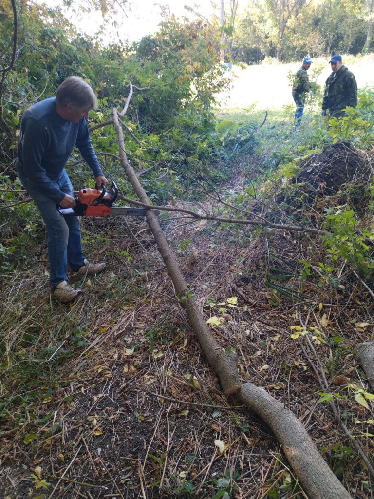 Субботник у реки Толучеевка.