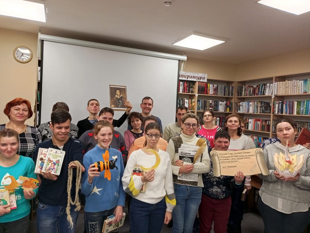 Литературная карусель «В гостях у А. С. Пушкина».